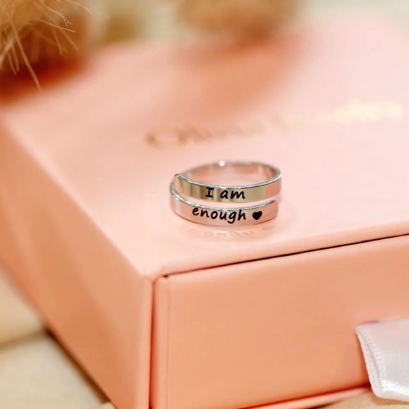 I Am Enough Empowerment Ring ๐ - Picture 16 of 16